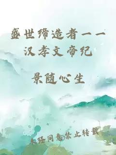 盛世缔造者一一汉孝文帝纪