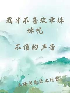 我才不喜欢乖妹妹呢