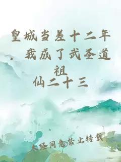 皇城当差十二年，我成了武圣道祖